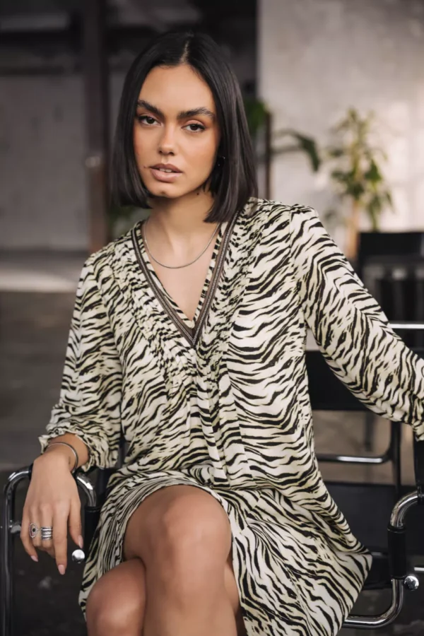 ROBE JUNA GREEN TIGER